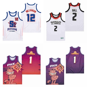 Maillot de basketball de rue brodé et sublimé, taille US, respirant, pour homme, <span class=keywords><strong>WILLIAMSON</strong></span> BALL DAY SCHOOL 12 - Product Image 1