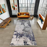 Alfombra Parisina 2x3 de Pelo Largo, Suave, de Lana, Moderna, Ultrafina, Antideslizante, de Color Sólido, 12mm, Lavable, Jacquard, Hecha a Máquina, para Baño