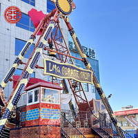 Parc d'attractions et extérieur Bateau pirate pas cher Équipement de terrain de jeu Bateau pirate Ensemble de balançoire Grand bateau pirate d'amusement extérieur Manèges en bateau pirate