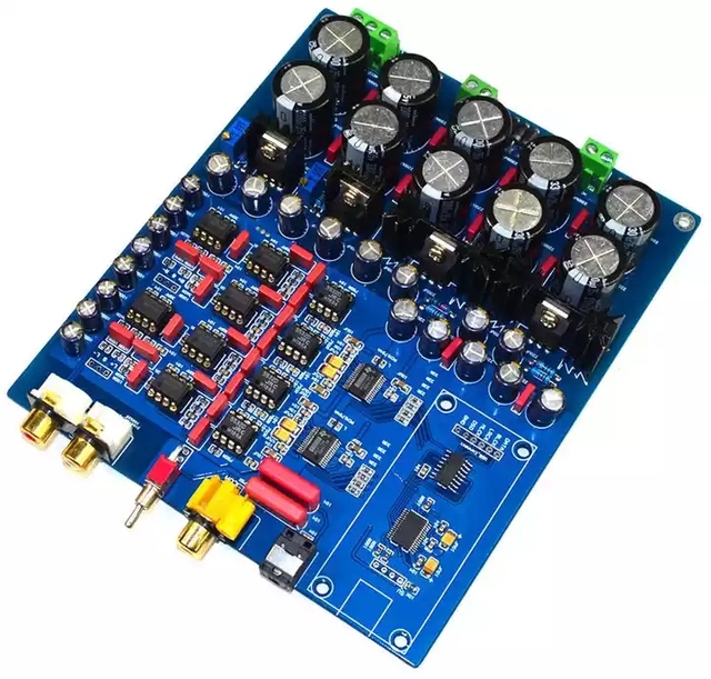 AK4396VF AK4113 DAC Decoder Board Support Optical Fiber Coaxial USB Input Dual chip