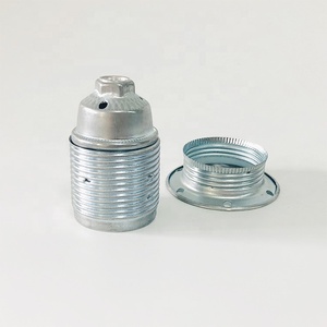<span class=keywords><strong>E27</strong></span> Kim Loại Đèn Ổ Cắm Đầy Đủ Threaded Đui Gắn Bóng Đèn Với Vòng - Product Image 4