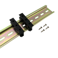 Miniatur PCB snap braket dengan DIN 35 rel adaptor papan sirkuit penggantian braket untuk kereta api gesper