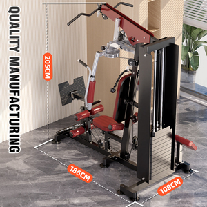 Équipement de musculation multifonctionnel pour la maison, structure en acier multi-stations, équipement de fitness intégré DZ116 Un - Product Image 3