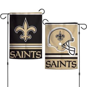 <span class=keywords><strong>Drapeau</strong></span> de jardin personnalisé des Saints de la Nouvelle-Orléans, double face, 12,5 x 18 pouces, 32 drapeaux de fanions des équipes de football pour la pelouse, la cour, la décoration extérieure, vente en gros - Product Image 1