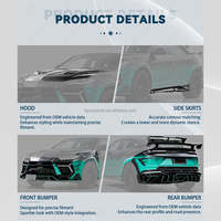 Lamborghini URUS 3. Nesil Facelift için Yarı Kuru Karbon M Stil URUS Bodykit, Ön Arka Tamponlar, Kaput, Egzoz Spoyleri, Geniş Gövde Kiti