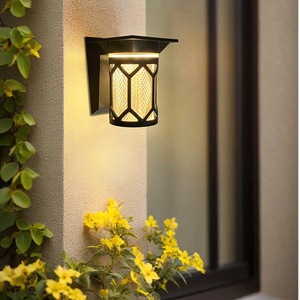 Nueva Lámpara de Pared Exterior Impermeable IP65, ABS, 2W, Carga <span class=keywords><strong>Solar</strong></span>, DC6v, LED de Alto Brillo, Apta para Jardín y Patio - Product Image 2