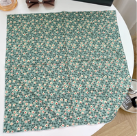 Op maat gemaakte digitale print Boho bloemen katoenen vierkante bandana sjaal, wasbaar, zacht materiaal voor volwassenen, mode, huisdieren, cadeaus, Boho huisdecoratie
