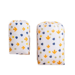 Bolsa cilíndrica para guardar edredones, cierre con cordón rectangular, impermeable, a prueba de humedad, organizador de ropa para dormitorio y armario - Product Image 5