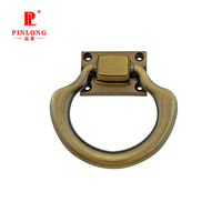 Boutons d'armoire en métal poignées accessoires de quincaillerie de meubles accessoires en alliage de Zinc porte chaise tirer anneau bouton poignée