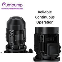 Pompe centrifuge verticale en ligne GDX pour transfert d'eau réfrigérée, système de circulation d'eau de refroidissement CVC, pompe de refroidissement verticale OEM