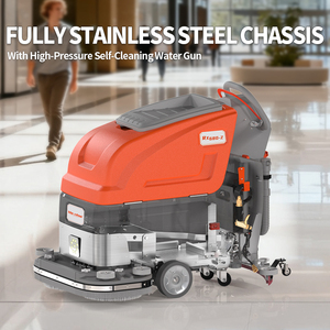 Relion Craftsman Elektrische Nieuwe Loop-achter-schrobmachine R-X680Z Zelfrijdend Dubbele Schijfborstels RVS Frame Intelligent - Product Image 2