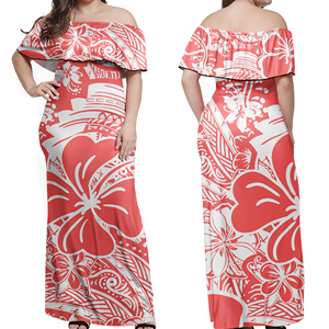 <span class=keywords><strong>Abito</strong></span> da donna <span class=keywords><strong>Vintage</strong></span> senza spalline in stile viola <span class=keywords><strong>rosso</strong></span> polinesiano con stampa tribale personalizzato Plus Size per festa Maxi <span class=keywords><strong>abito</strong></span> da donna - Product Image 2