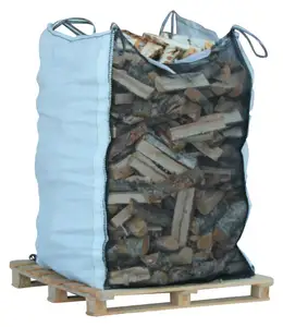 sack bag grote Suppliers-China Brandhout Geventileerde 1 Ton Mesh Pp Fibc Jumbo Bag Poly Fibc Big Bag Brandhout Netto Log Tassen Te Koop