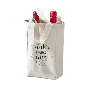 <span class=keywords><strong>Bolsa</strong></span> de vino tinto de lona de algodón de <span class=keywords><strong>supermercado</strong></span> personalizada, embalaje de botella <span class=keywords><strong>reutilizable</strong></span> con logotipo, <span class=keywords><strong>bolsa</strong></span> de 2 botellas con asas para ir de compras - Product Image 1