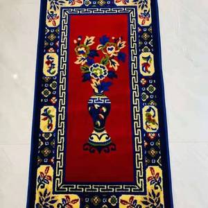 Alfombra moderna ecológica con mechones, suave y acolchada, manta musulmana para uso doméstico, alfombra de oración islámica turca lavable para mezquita. - Product Image 5