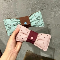 Brillenaufbewahrungstasche im Bows-Button-Stil – tragbare Brillentasche – Sonnenbrillentasche – druckfeste Reise-Brillenaufbewahrungstasche
