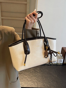 Sac vintage de haute qualité grande capacité pour femmes, nouvelle collection automne/hiver 2026, sac bandoulière et sac fourre-tout décontracté pour affaires - Product Image 2