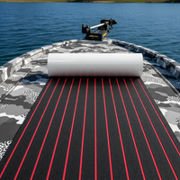 WOOWAVE Revêtement de pont de bateau auto-adhésif en EVA, tapis de sol marin antidérapant et absorbant les chocs, motif personnalisé disponible