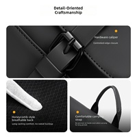Casing Laptop Minimalis Baru Surface Pro 11 Tas TPU Model Buku Tahan Air dengan Ritsleting & Pengait Penutup Tas Bisnis Perjalanan Unisex Daypack