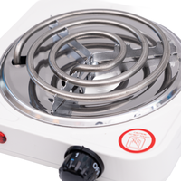 Mini cuisinière électrique en acier inoxydable, plaques chauffantes avec élément chauffant en spirale, installation intégrée, usage domestique, vente chaude