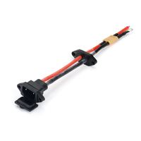 Câble de charge de batterie pour énergie nouvelle C14 AC Inlet XH60H Femelle 10AWG 200C, faisceau de câbles PVC haute température, câble en cuivre étamé, personnalisé OEM
