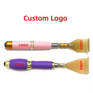 Massageador de mão e costas com alça longa, massageador personalizado de metal para costas e cuidados de saúde, com contas de aço magnéticas - Product Image 6