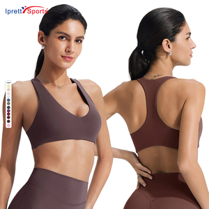 Sujetador deportivo de yoga de alto impacto con sensación de segunda piel, espalda en forma de I, transpirable, ropa deportiva para exteriores, logotipo personalizado para mujer - Product Image 2
