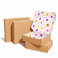 Boîtes en carton ondulé kraft vierges de haute qualité, sans impression de marque, adaptées aux cadeaux et aux produits alimentaires, fabrication sur mesure en usine