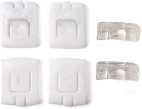 -QGZ048 Lot de 6 pièces de guidage en nylon et glissière de rail de siège pour AUDI Golf 1 2 3 4 Polo Modèle 435881203A
