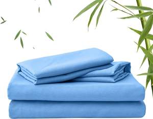 100% Bamboo Solid <strong>King</strong> Duvet Cover Set 300TC Sateen Weave Eco-Friendly Soft Smooth Luxury Hotel-Style Custom <strong>Size</strong> Wholesale - Product Image 1