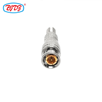 Approvisionnement d'usine prise BNC mâle en alliage de zinc et broche est système de soudure de cuivre accessoires de caméra de vidéosurveillance connecteurs coaxiaux coaxiaux RF