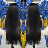 Bone Straight Peruanische Haar perücke, Echthaar perücken unter Echthaar perücken Real Bone Straight Lace Front