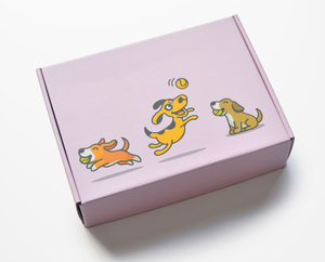 Boîte cadeau en carton ondulé doublée d'une éponge, gaufrage, laminage mat, papier, chaussures, vêtements, cosmétiques, impression 4C, logo personnalisé, rose - Product Image 5