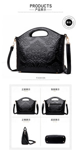 High Quality <b>Dropshipping</b> Handbags From China Designer Purse Customize PU Leather Purses Women Hand Bags Women's Shoulder Bags - Product Image 5