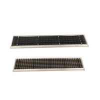 Ventilation ABS Échappement Climatisation Plafond Climatiseur Mur Évent Grille Amovible Barre Linéaire Grilles