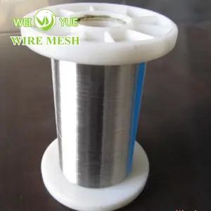 0.04/0.05MM Ultra Fine 316 Stainless Steel Wire Mesh Weaving Or Textile Yarn