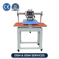 Plaque chauffante prix automatique 16X24 pneumatique Double t-shirt presse à chaud Machine transfert impression