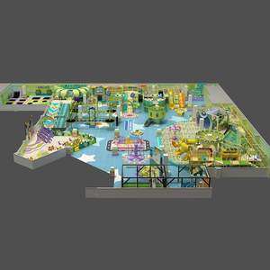 Parc d'attractions pour enfants, équipement de terrain de jeu intérieur personnalisé, château gonflable, thème saisonnier, terrain de jeu intérieur en plastique - Product Image 3