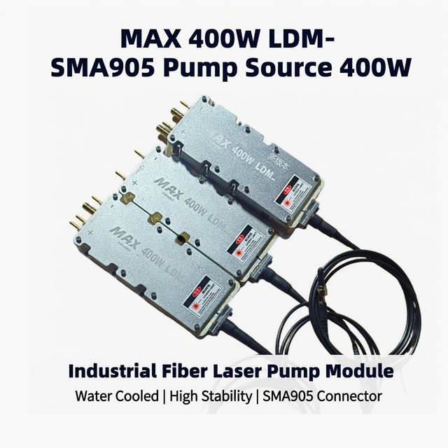Industrial Grade 400W SMA905 Fiber Coupled Diode Laser Module with Beamsplitter Cube 1030-1080nm Wavelength MAX