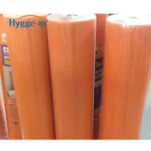 Orange Line Uncoated Eps Eif Acrylic Self Adhesive Fiberglass Mesh 160g/m2 4*4mm 165 100g 160 gr On Roll