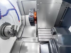 Torno CNC HS HM700-8PY con controlador Syntec, torreta motorizada, bancada inclinada y contrapunto - Product Image 3