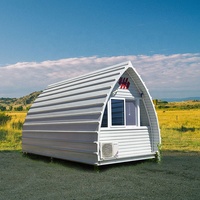 AH-FC5032 de conception de maison préfabriquée mini maisons pour cabine arquée