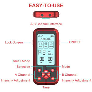 Alat Stimulasi Otot <span class=keywords><strong>TENS</strong></span> EMS 36 Mode Isi Ulang Dual Channel Mesin <span class=keywords><strong>TENS</strong></span> Mesin Terapi Fisioterapi untuk Pereda Nyeri - Product Image 4