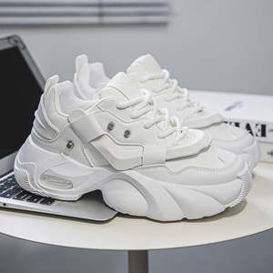 รองเท้าผ้าใบหุ้มข้อลำลองสำหรับผู้ชาย ดีไซน์ทันสมัย ระบายอากาศได้ดีด้วยวัสดุ PU Mesh พื้นรองเท้าทำจากยาง Big Dad เหมาะสำหรับการเดิน - Product Image 4