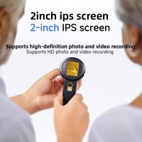 High Quality Magnifying Glass 200X with 8 LED Light 2 Inch Screen Digital Magnifying Glass for commercial and household use
