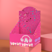 Caja de Exhibición de Papel para Snacks de Supermercado con Logotipo Personalizado, Caja de Cartón para Bebidas Energéticas