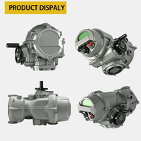 Actuador Eléctrico Inteligente de Giro Parcial, Eléctrico-Mecánico, Doble Límite, AC380V 50Hz para Control de Válvulas Industriales