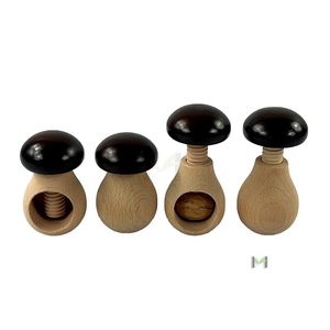 Bằng gỗ nutcracker nấm <span class=keywords><strong>Walnut</strong></span> Cracker công cụ mở, Nut bánh cho Quả Óc Chó - Product Image 3