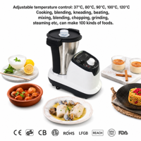 Robot culinaire multifonction portable et machine de cuisson électrique pour la maison, avec fonctions de hachage, de mélange et de découpe