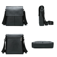 Sacs à bandoulière de luxe en cuir PU, sacs à bandoulière vintage de haute qualité, sacs à bandoulière imperméables pour hommes avec logo